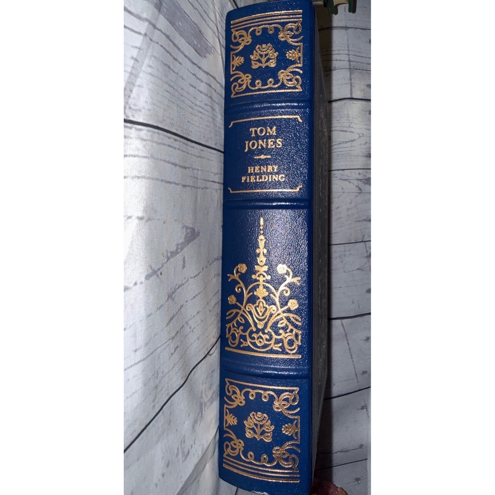 The History of Tom Jones Henry Fielding Franklin Library 1980 Gilt Blue Leather